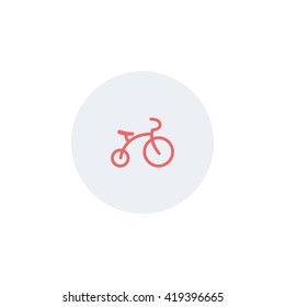 Children's bicycle icon.