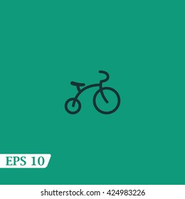 Children's bicycle icon.