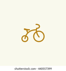 Children's bicycle icon.