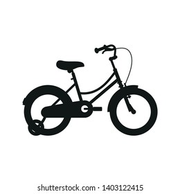 Children's bike. Isolated vector icon
