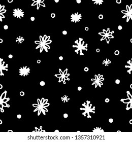 children's black and white pattern for printing on fabric in T-shirts in dresses notebooks notebooks