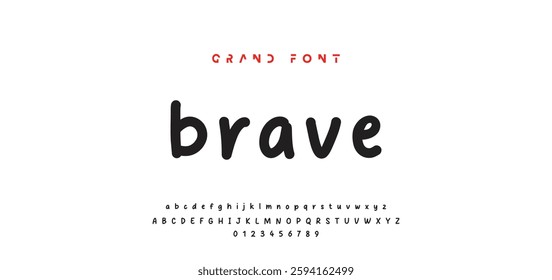 Children's bright cartoon font. ABC letters and numbers are painted creatively. Bright shiny alphabet. Cut out of paper. For birthday cards, banners, and posters. Vector