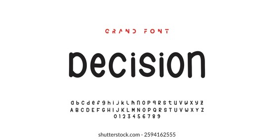 Children's bright cartoon font. ABC letters and numbers are painted creatively. Bright shiny alphabet. Cut out of paper. For birthday cards, banners, and posters. Vector