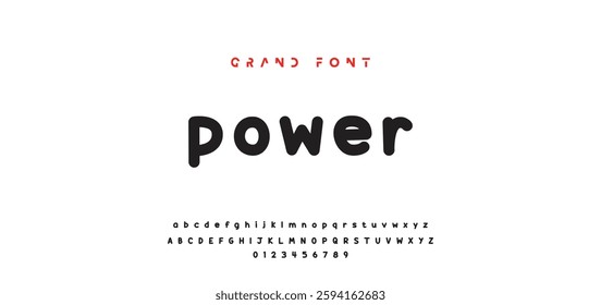 Children's bright cartoon font. ABC letters and numbers are painted creatively. Bright shiny alphabet. Cut out of paper. For birthday cards, banners, and posters. Vector