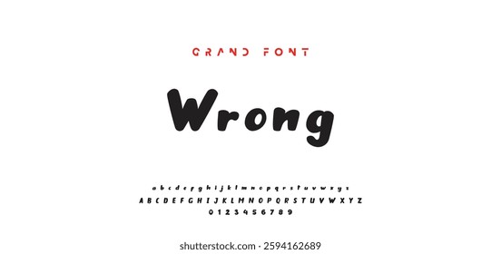 Children's bright cartoon font. ABC letters and numbers are painted creatively. Bright shiny alphabet. Cut out of paper. For birthday cards, banners, and posters. Vector