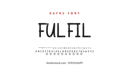 Children's bright cartoon font. ABC letters and numbers are painted creatively. Bright shiny alphabet. Cut out of paper. For birthday cards, banners, and posters. Vector