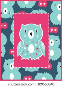 Children's carpet "Owl"