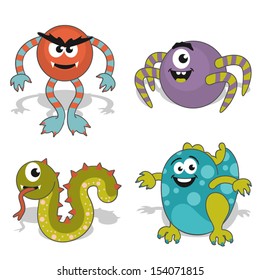 Children's cartoon monster