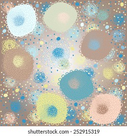 Children's circles vector graphic illustration design art