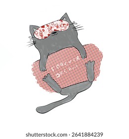 children's clothing graphic design, print pattern design, pajama print design. cat, fashion and more.