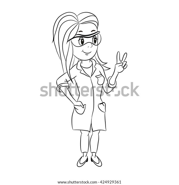 Download Childrens Coloring Book Page Vector Cartoon Stock Vector Royalty Free 424929361