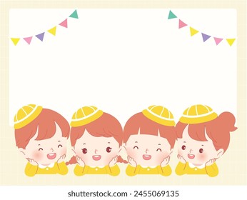 Kindertag, Kinder, Kinder, Klein, Schuleröffnung, Neues Semester, Eintritt, Eintritt, Schule, Grundschule, Kinderrekrutierung, Happy, Happy, Happy, Exciting, Rahmen, Hintergrund