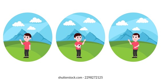 Children's Day Flat Bundle Design Illustration