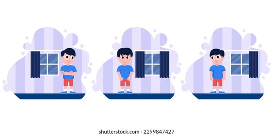 Children's Day Flat Bundle Design Illustration