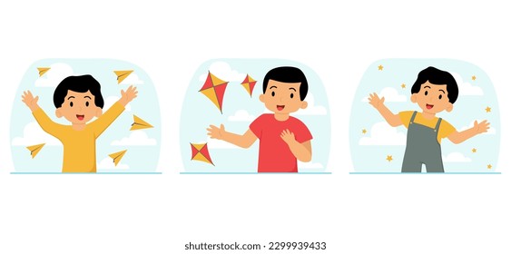 Children's Day Flat Bundle Design
