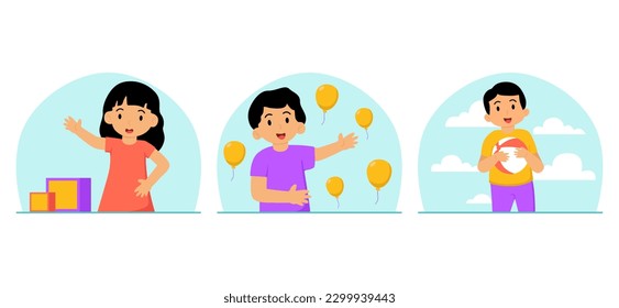 Children's Day Flat Bundle Design