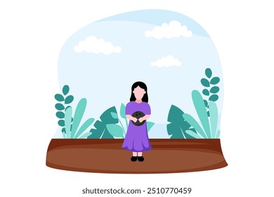 Children's Day Flat Design Illustration