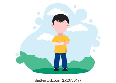 Children's Day Flat Design Illustration