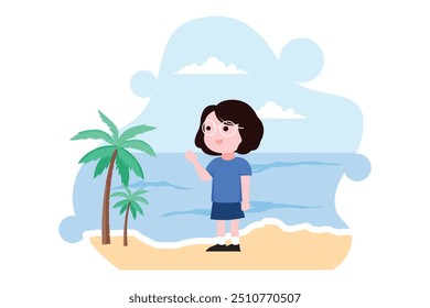 Children's Day Flat Design Illustration