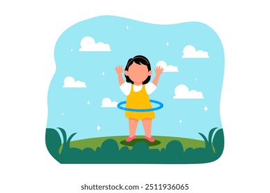 Children's Day Flat Design Illustration