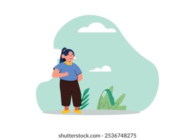 Children's Day Flat Design Illustration