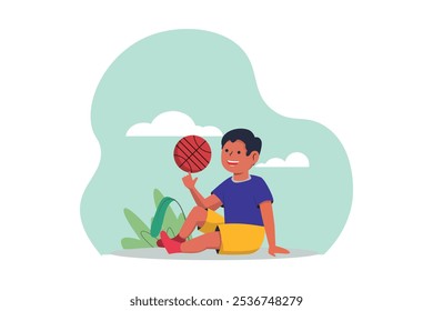 Children's Day Flat Design Illustration