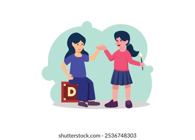Children's Day Flat Design Illustration