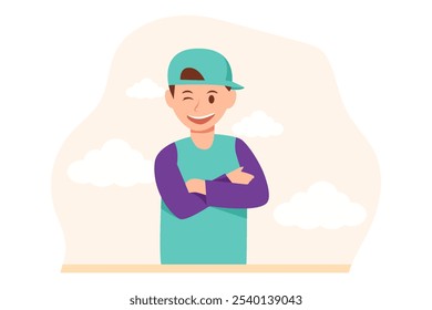 Children's Day Flat Design Illustration