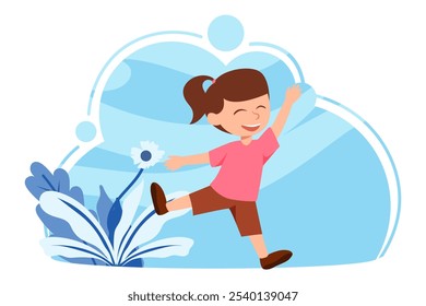Children's Day Flat Design Illustration