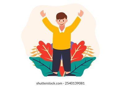 Children's Day Flat Design Illustration