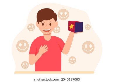 Children's Day Flat Design Illustration
