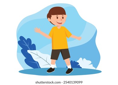 Children's Day Flat Design Illustration