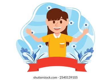 Children's Day Flat Design Illustration