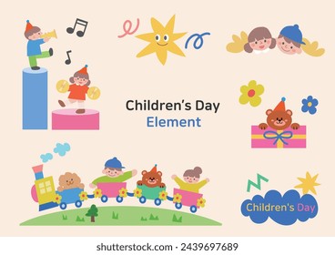 Childrens Day Image, Korean Translation : Children's Day and family month