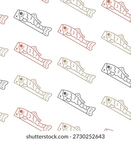 Children's Day Materials Carp streamer pattern