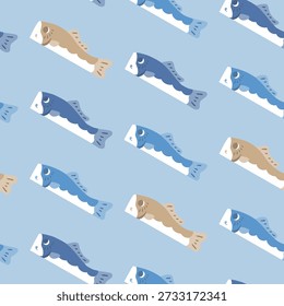 Children's Day Materials Carp streamer pattern
