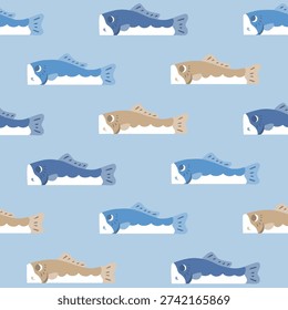 Children's Day Materials Carp streamer pattern