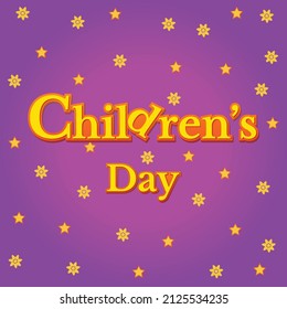 Children's Day Text Effect Template