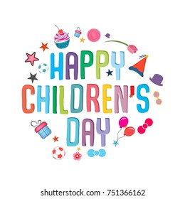 children`s day vector background