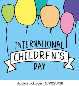 Children's Day vector illustration