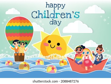 children's day vector kids and toys kid stuffs wallpaper 