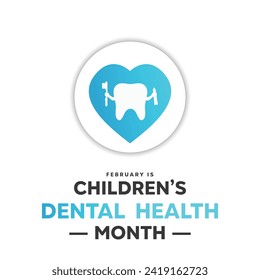 Children's Dental Health Month.heart , teeth and more. Cards, posters, banners, medical apps, websites, and hospitals. Health and teeth. Oral health.