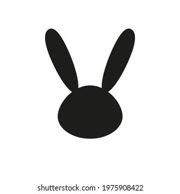 children's drawing of a cute rabbit baby