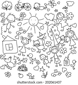 Children's drawings 
