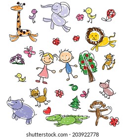 Children's drawings 