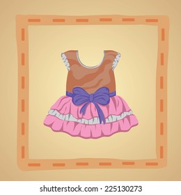 children's dress. 