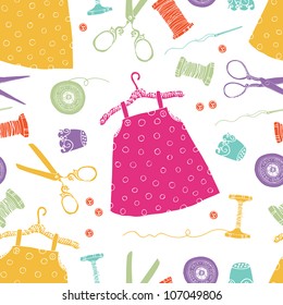 Children's dresses background