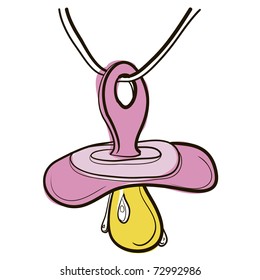 Children's dummy. Dummy cartoon