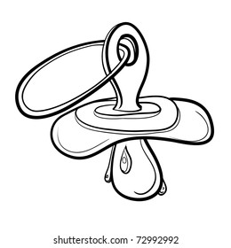 Children's dummy. Dummy cartoon