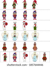 a children's educational game continue a number of pre-school education